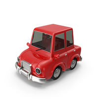 Cartoon Car Red PNG & PSD Images