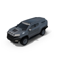 Armoured SUV Rezvani Vengeance Grey Simplified PNG & PSD Images
