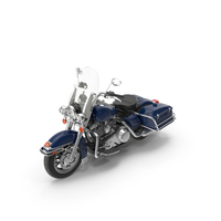 Classic Road Motorcycle Blue PNG & PSD Images