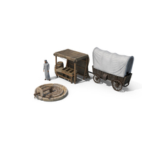 Antique Arab Mill Village PNG & PSD Images