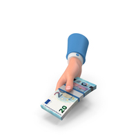Euro 20 Lot Giving R Hand Money PNG & PSD Images