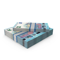 Money Currency Euro 20 Lot Bill PNG & PSD Images