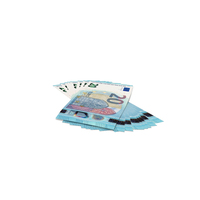 Money Euro 20 Bills Bank Notes PNG & PSD Images