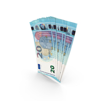 Money Euro 20 Note Bill PNG & PSD Images