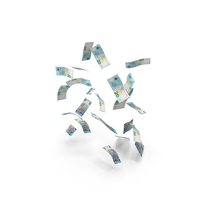 Money Euro 20 Notes Few Falling Money PNG & PSD Images