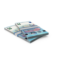 Money Two Currency Euro 20 Block PNG & PSD Images