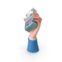 Raising Hand Win Euro 20 L Money PNG & PSD Images