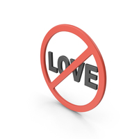 Blocked Love Symbol PNG & PSD Images