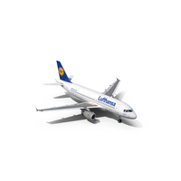Lufthansa Airbus A320-200 Aircraft PNG & PSD Images