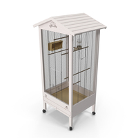 Pet Bird Cage On Wheels PNG & PSD Images
