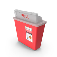 Biohazard Medical Sharps Container PNG & PSD Images