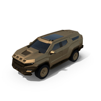 Sand Colored SUV Rezvani Vengeance Simplified PNG & PSD Images