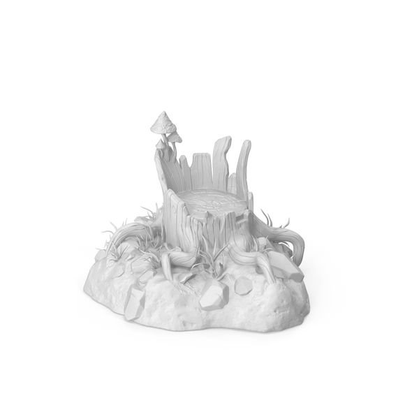 Stylized Stump PNG & PSD Images