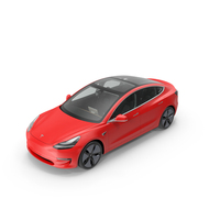 Tesla with Aero Wheel Cover Accessories PNG & PSD Images