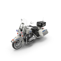 US NYPD Motorcycle Road King PNG & PSD Images