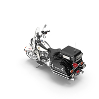 US Sheriff Road King Motorcycle Parked PNG & PSD Images