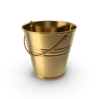 Gold Bucket PNG & PSD Images