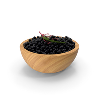 Bowl of Elderberry PNG & PSD Images