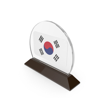 South Korea Flag Trophy PNG & PSD Images