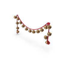 Round Christmas Bells Garland PNG & PSD Images