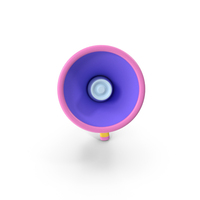 Speaker Megaphone Coloured Icon PNG & PSD Images