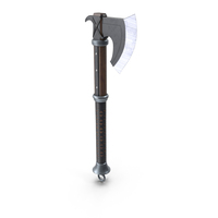 Battle Axe Blue PNG & PSD Images