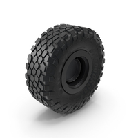 Heavy Off Road Vehicle Tire With Rim PNG & PSD Images