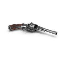 Gun Revolver Nagant M1895 Without Cartridges PNG & PSD Images