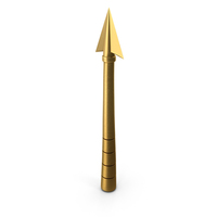 Single Arrows Gold Metal PNG & PSD Images