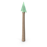 Single Arrows Green Stone PNG & PSD Images