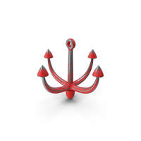 Red Industrial Anchor PNG & PSD Images