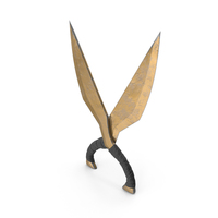 Crossed Knife Weapon Golden PNG & PSD Images