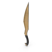 Single Knife Weapon Golden PNG & PSD Images