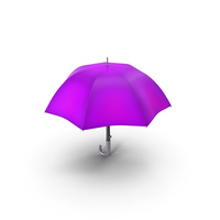 Toon Open Umbrella Purple PNG & PSD Images