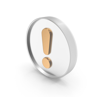 Warning Exclamation Mark Inside Glass PNG & PSD Images