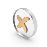 Wrong X Mark Inside Glass PNG & PSD Images