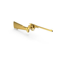 Nagant Carbine Gold PNG & PSD Images