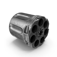 Drum Revolver Nagant M1895 Without Cartridges PNG & PSD Images