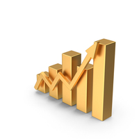 Bar Chart Metal PNG & PSD Images