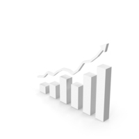 Bar Chart Clay PNG & PSD Images