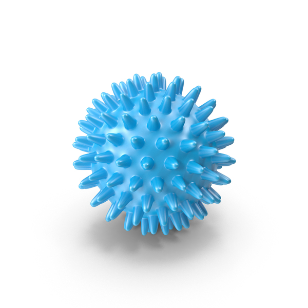 Blue Spiky Massage Ball PNG & PSD Images