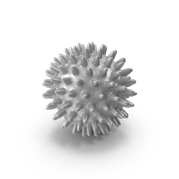Gray Spiky Massage Ball PNG & PSD Images