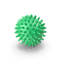 Green Spiky Massage Ball PNG & PSD Images