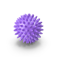 Violet Spiky Massage Ball PNG & PSD Images