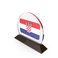 Croatia Flag Trophy PNG & PSD Images