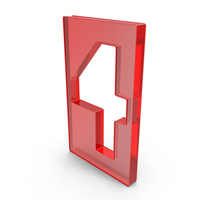 Number 4 Hole Red Plastic PNG & PSD Images