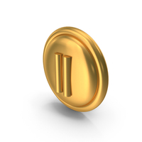 Stop Pause Button Icon Gold PNG & PSD Images