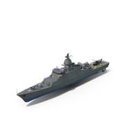 Armed Warship Naval With Combat Helicopter PNG & PSD Images