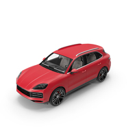 Luxury Sport SUV Red Simplified PNG & PSD Images