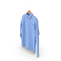 Striped Dress Shirt On Hanger PNG & PSD Images